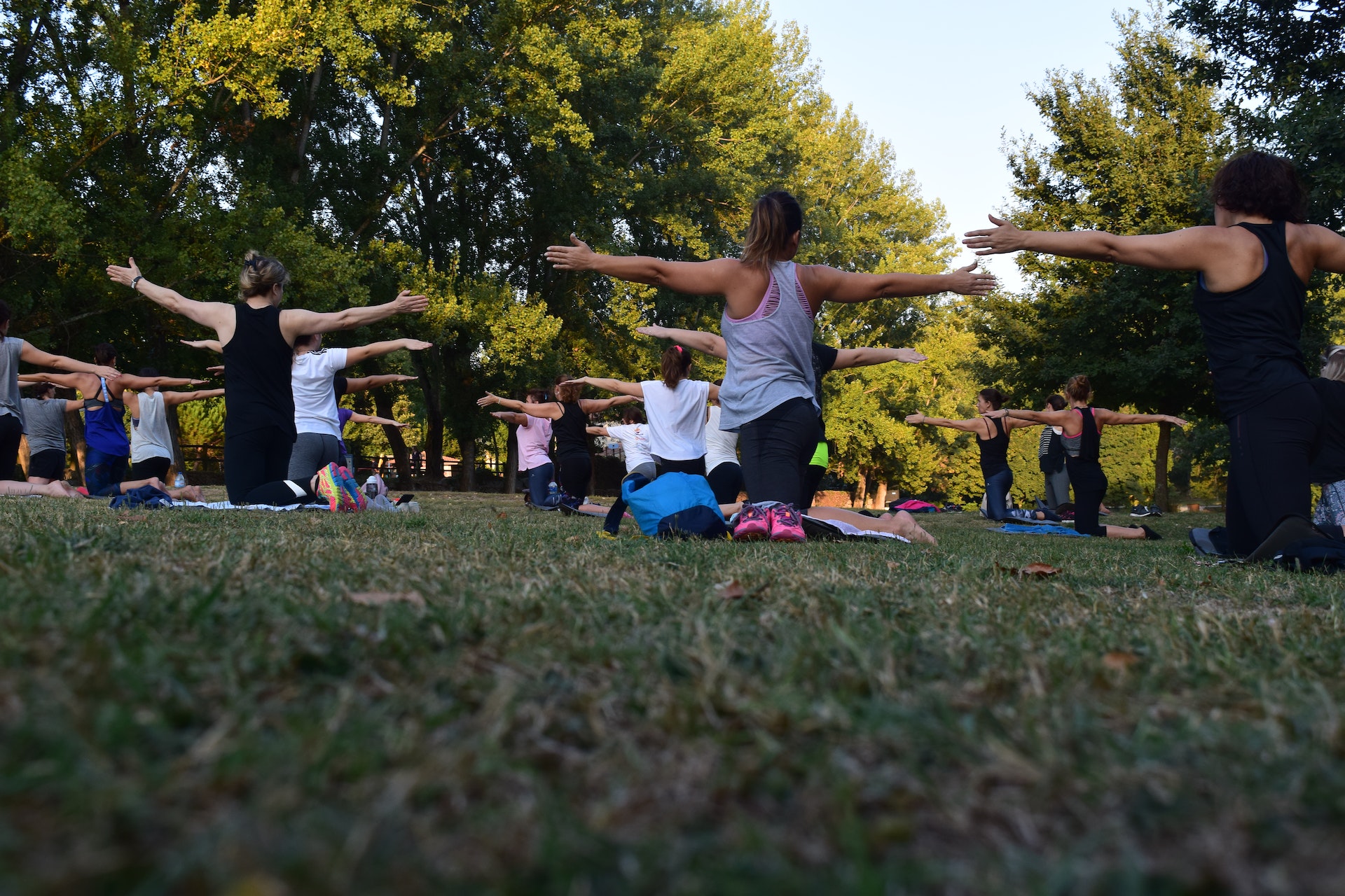 Yoga in het Park